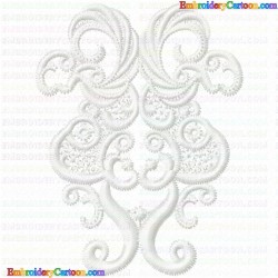 3D Specialty Lace And Swan 17 Embroidery Design