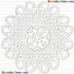 3D Specialty Lace And Swan 18 Embroidery Design