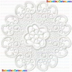 3D Specialty Lace And Swan 19 Embroidery Design