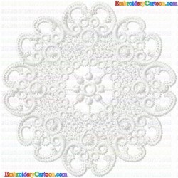 3D Specialty Lace And Swan 21 Embroidery Design