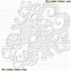 3D Specialty Lace And Swan 22 Embroidery Design