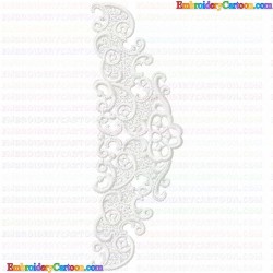 3D Specialty Lace And Swan 27 Embroidery Design