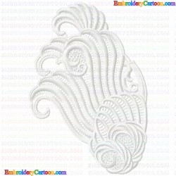 3D Specialty Lace And Swan 6 Embroidery Design