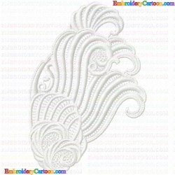 3D Specialty Lace And Swan 7 Embroidery Design