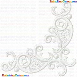 3D Specialty Lace And Swan 9 Embroidery Design