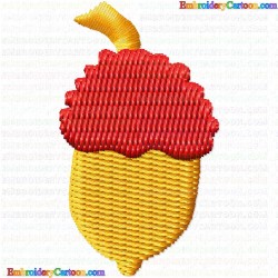 Acorn 12 Embroidery Design