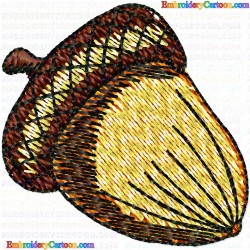 Acorn 8 Embroidery Design