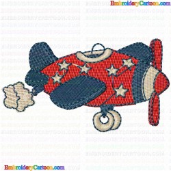 Airplanes 100 Embroidery Design