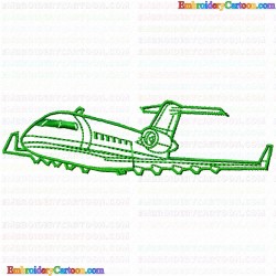 Airplanes 107 Embroidery Design