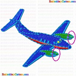 Airplanes 117 Embroidery Design