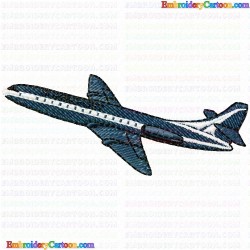 Airplanes 13 Embroidery Design