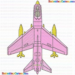 Airplanes 145 Embroidery Design