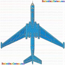 Airplanes 147 Embroidery Design