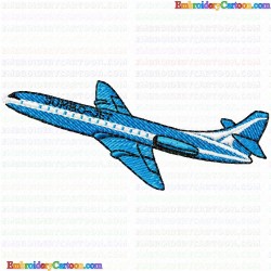 Airplanes 14 Embroidery Design