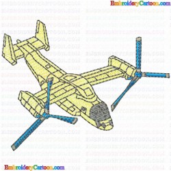 Airplanes 155 Embroidery Design