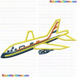 Airplanes 15 Embroidery Design