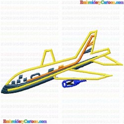 Airplanes 16 Embroidery Design