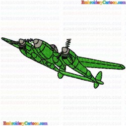 Airplanes 202 Embroidery Design