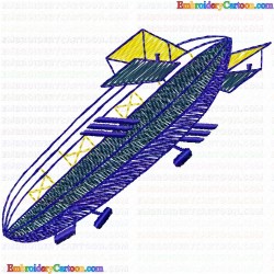 Airplanes 21 Embroidery Design