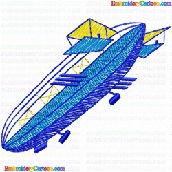 Airplanes 22 Embroidery Design