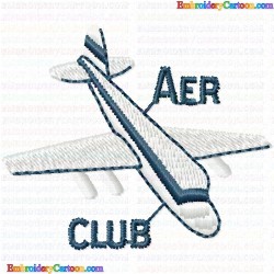 Airplanes 23 Embroidery Design