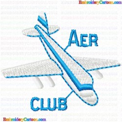 Airplanes 24 Embroidery Design