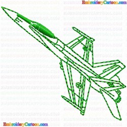 Airplanes 40 Embroidery Design