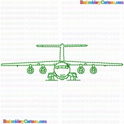 Airplanes 46 Embroidery Design