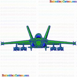 Airplanes 50 Embroidery Design