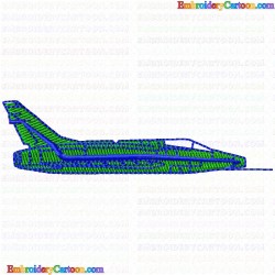 Airplanes 51 Embroidery Design