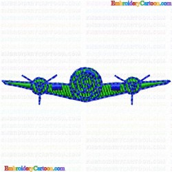 Airplanes 57 Embroidery Design