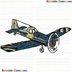 Airplanes 64 Embroidery Design