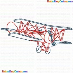 Airplanes 69 Embroidery Design