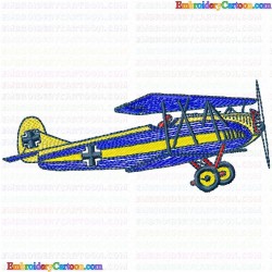 Airplanes 6 Embroidery Design