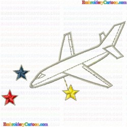 Airplanes 70 Embroidery Design