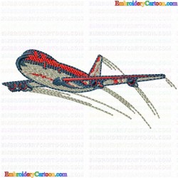 Airplanes 71 Embroidery Design