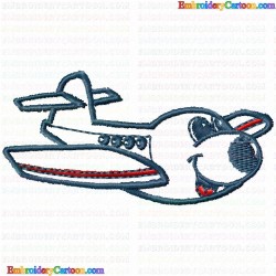 Airplanes 75 Embroidery Design