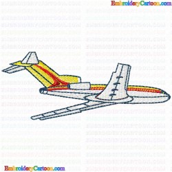 Airplanes 7 Embroidery Design