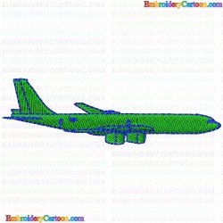 Airplanes 80 Embroidery Design