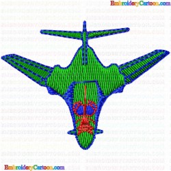 Airplanes 83 Embroidery Design