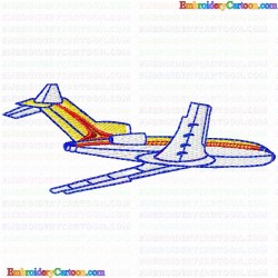 Airplanes 8 Embroidery Design