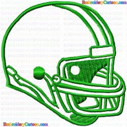 American Football 12 Embroidery Design