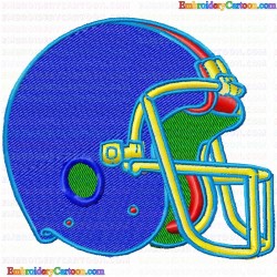 American Football 17 Embroidery Design