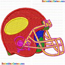 American Football 18 Embroidery Design