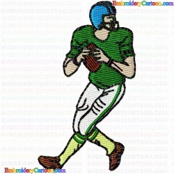 American Football 26 Embroidery Design