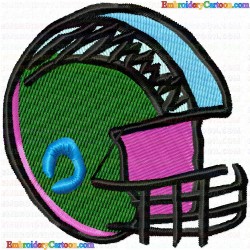 American Football 29 Embroidery Design