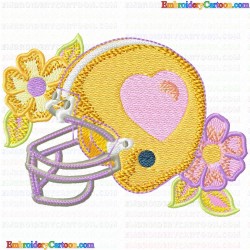 American Football 30 Embroidery Design