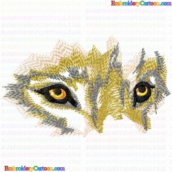 Animal Eyes 2 Embroidery Design