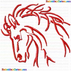 Animals Silhouette 9 Embroidery Design