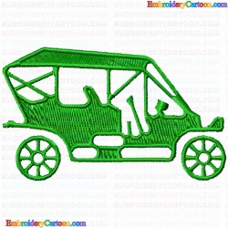 Antique Cars 10 Embroidery Design